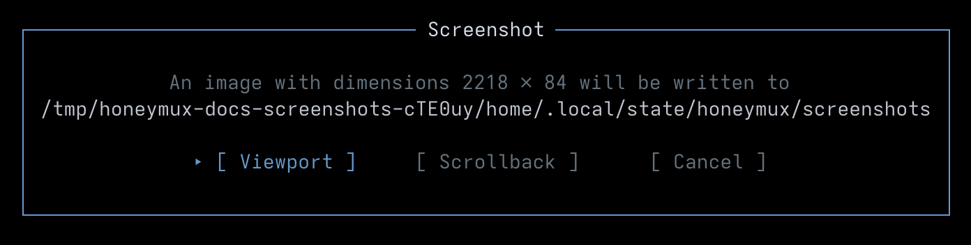 Screenshot capture dialog
