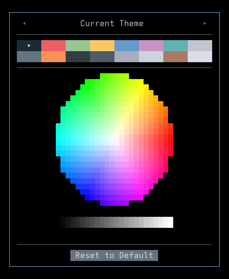 Session color picker
